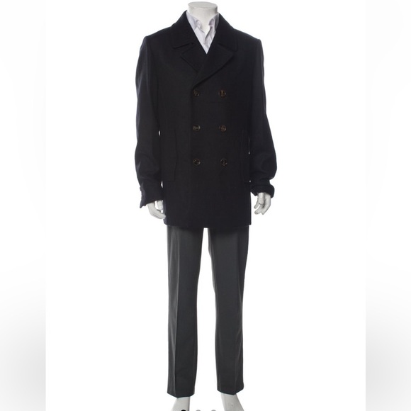 Ted Baker Navy Blue Peacoat in like-new condition (worn once) - Picture 1 of 3